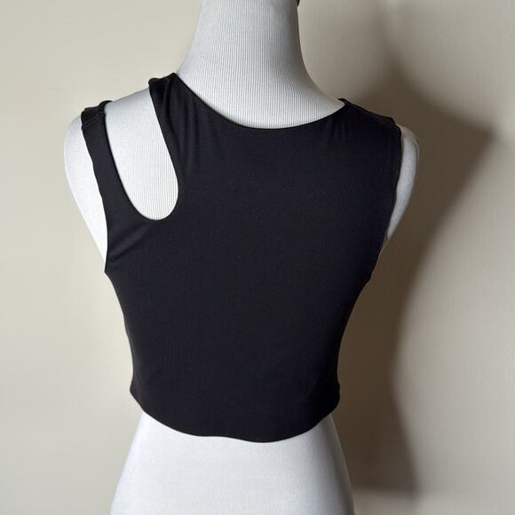 H&M Move Black Cut Out Shoulder Sports Bra - Picture 7 of 7